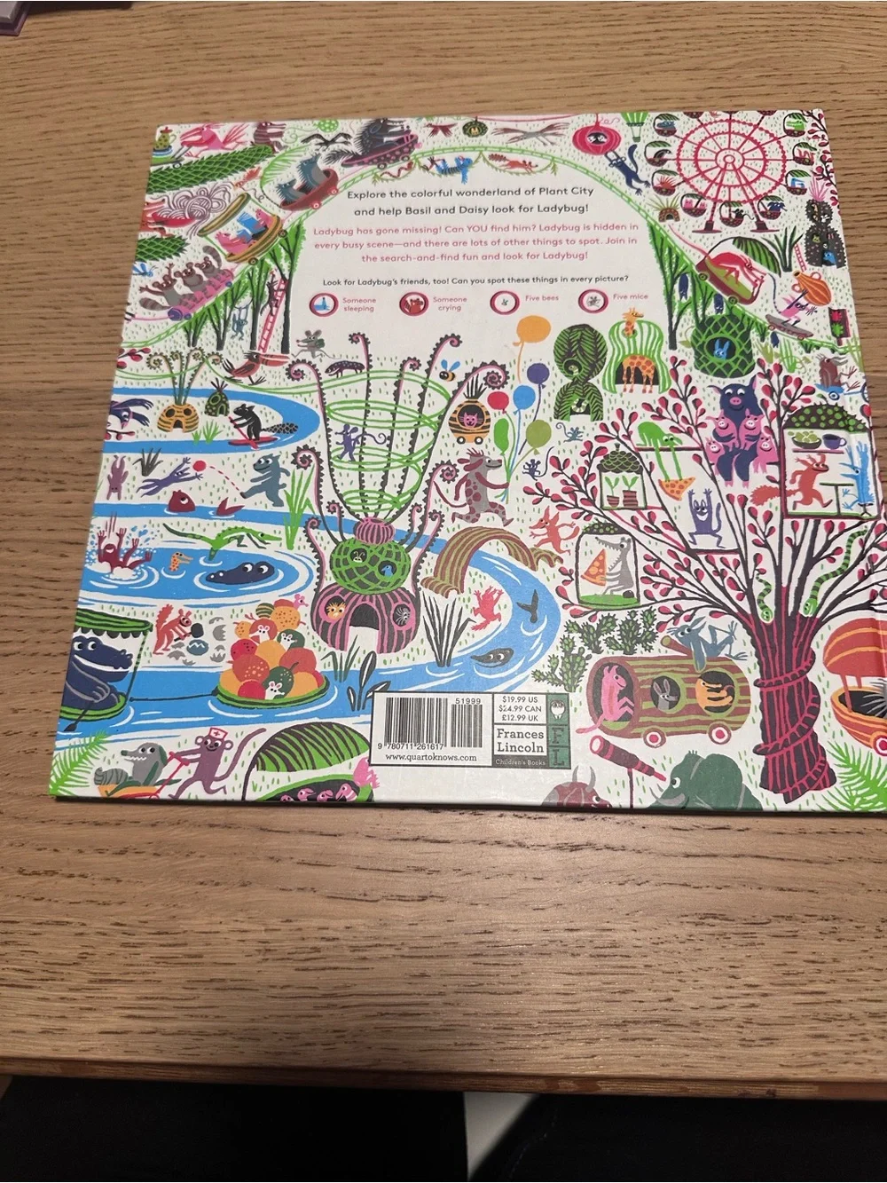 Look for Ladybug in Plant City - Colorful Kids Seek & Find Book